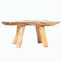Teak Couchtisch PRIMITIV Ca. L115Cm Wurzelholz Sofatisch Wohnzimmertisch Unikat