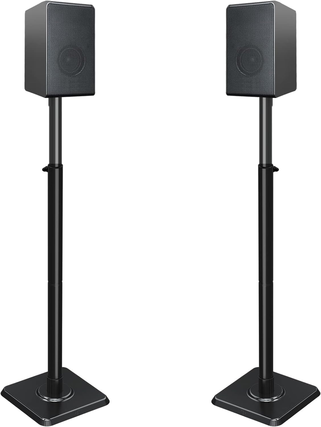 Mounting Dream Lautsprecherständer Höhenverstellbar Für Satelliten Bis Zu 5KG, 2Er-Set Bodenständer
