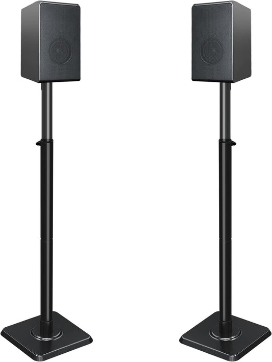 Mounting Dream Lautsprecherständer Höhenverstellbar Für Satelliten Bis Zu 5KG, 2Er-Set Bodenständer