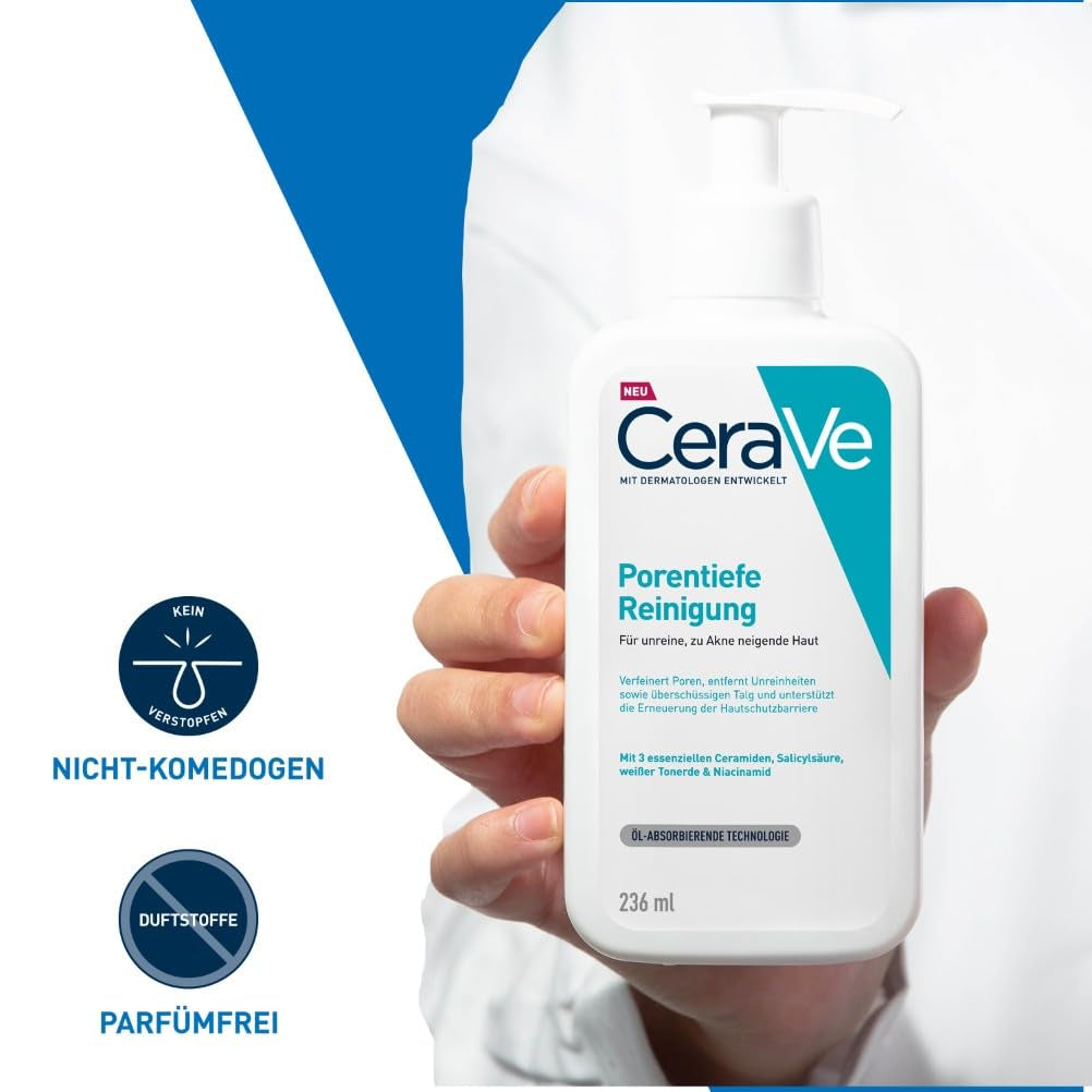CERAVE Porentiefe Reinigung Gel 236 Ml