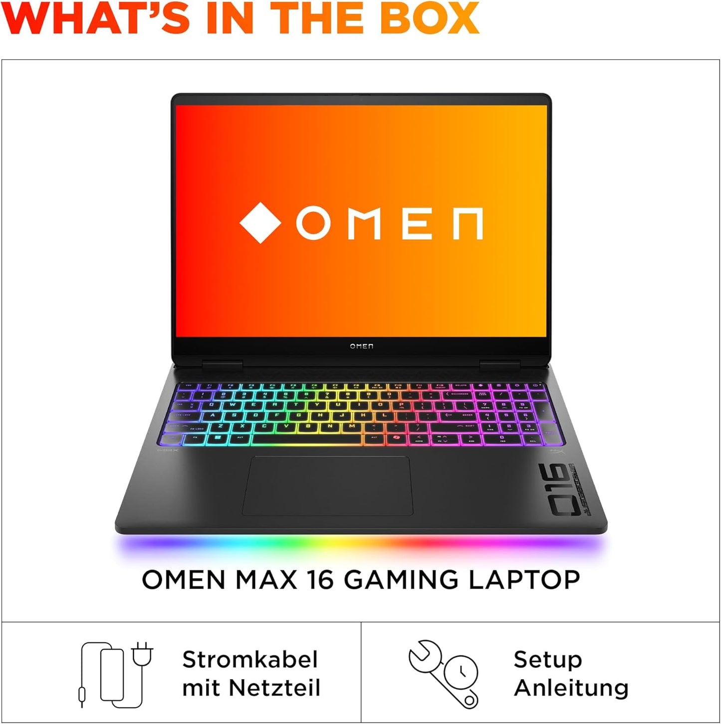 HP Omen MAX Gaming Laptop | 16 Zoll 2K Display 165Hz | Intel Ultra 9-275HX (24C) | NVIDIA Geforce RTX 5080 16GB VRAM | 32GB DDR5 RAM | 1 TB SSD | Windows 11 | QWERTZ | Alu Gehäuse | Shadow Black