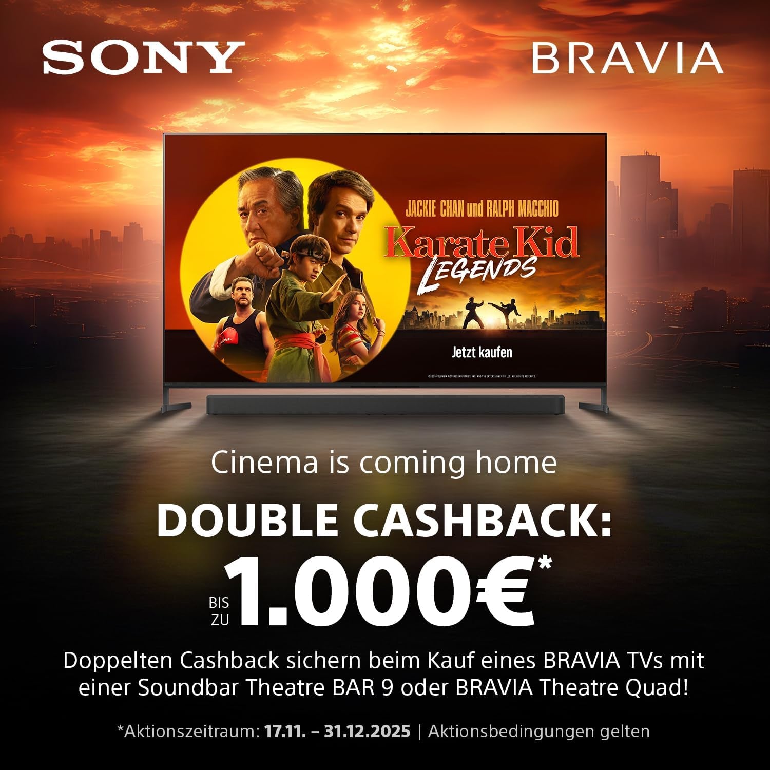 Sony BRAVIA Theatre Quad - Home Entertainment-System Mit Vier Kabellosen Lautsprechern, 360 Spatial Sound Mapping, Klangfeldoptimierung, 3-Wege-Lautsprecher, Dolby Atmos/Dts:X