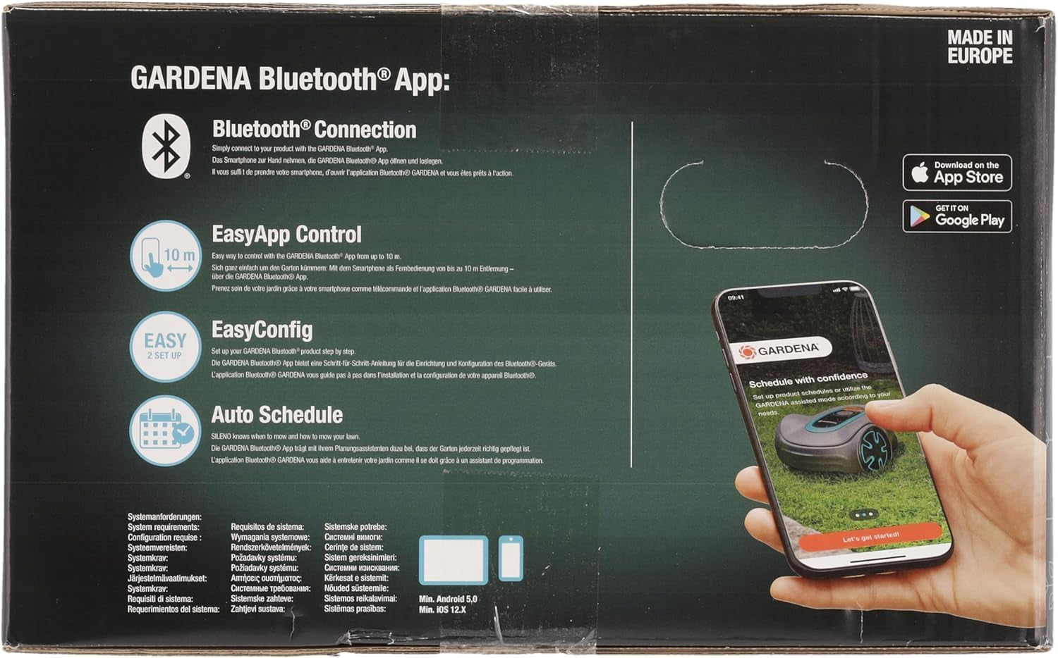 Gardena Mähroboter SILENO Minimo 350 M²: Intelligenter Rasenmäher Mit Optimaler Konnektivität, Mit Gardena Bluetooth App Programmierbar (15208-47)