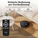 Saugroboter, Bürstenloses Design Staubsauger Roboter, Starkes Saugen, Selbstladend, Fernbedienung, Flach, Leise, Geeignet Für Tierhaare & Hartböden, E3