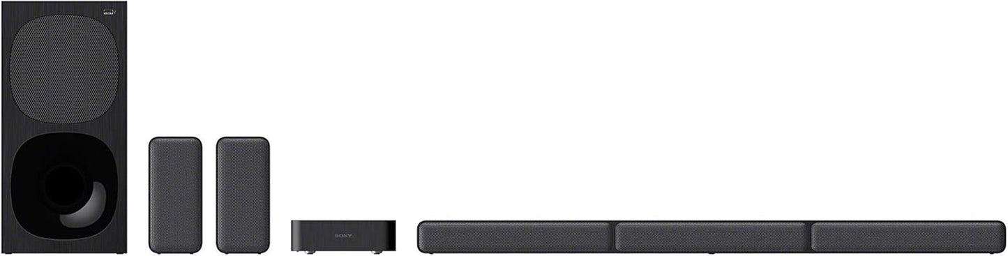 Sony HT-S40R 5.1Ch 600W Soundbar Für TV Mit Subwoofer Und Kabellosem Rear Speaker Mit Bluetooth