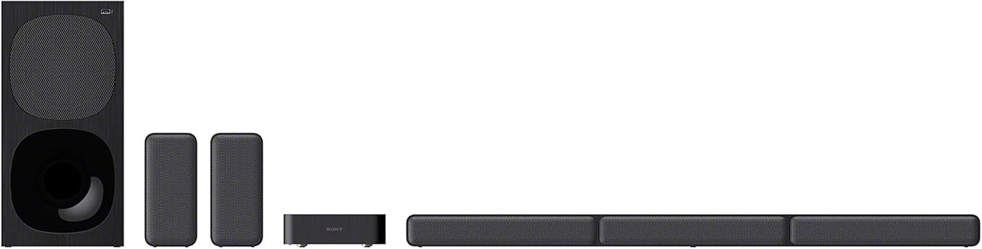 Sony HT-S40R 5.1Ch 600W Soundbar Für TV Mit Subwoofer Und Kabellosem Rear Speaker Mit Bluetooth