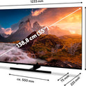 MEDION 138,8 Cm (55 Zoll) QLED Fernseher (Smart TV, 4K, Dolby Vision HDR, Prime Video, Disney+, Dolby Atmos, DTS X, Kompatibel Mit Google TV, PVR, Bluetooth, MD 855700)