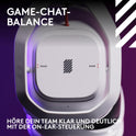 Logitech G Astro A50 LIGHTSPEED Kabellose Gaming-Headset + Basisstation (Gen 5), PRO-G GRAPHENE, 3-System-Umschaltung, USB-C Für Xbox, PS5, Pc/Mac Oder Nintendo Switch & Switch 2, Bluetooth - Weiß