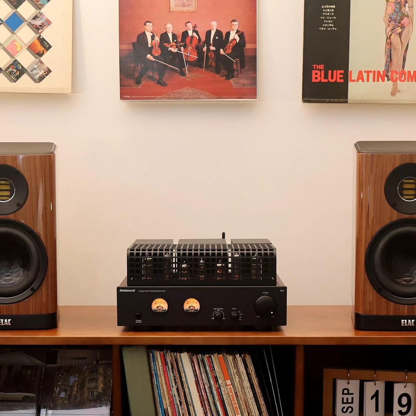 Nobsound Hifi-Verstärker Mit Bluetooth: Vakuum Röhreverstärker DAC VU Meter 6P1+6N1 Stereo Amplifier Für Lautsprecher