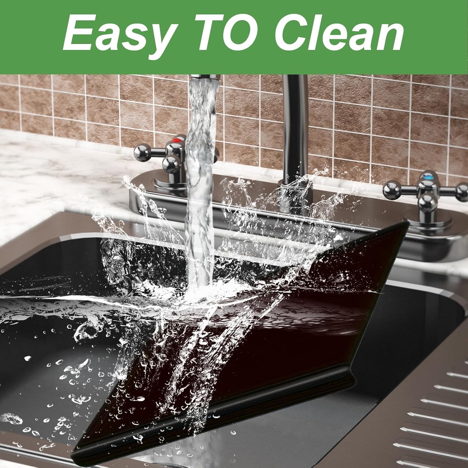 Schneidebrett Acryl, Arbeitsplatte Küche 40X30Cm, Schneidebretter, Küchenarbeitsplatte Arbeitsplattenschoner Mit Anschlagkante, Durchsichtige Und Anti-Rutsch Frühstücksbrettchen, Küchenutensilien