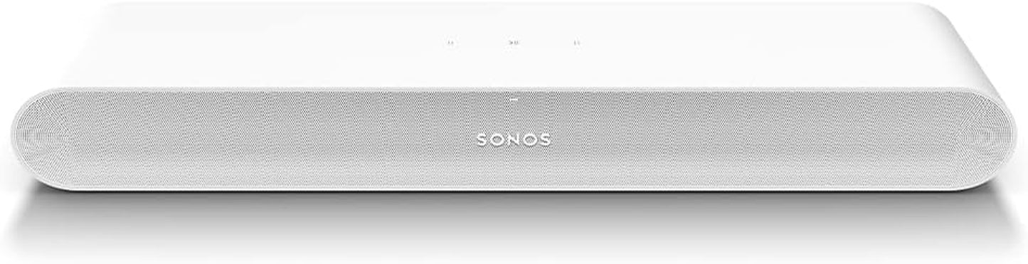 Sonos Ray Soundbar – Einzigartig Kompakte All-In-One-Soundbar Mit Blockbuster-Sound Für Filme, Spiele Und Wlan-Musikstreaming – Kompatibel App Und Apple Airplay – in Weiß