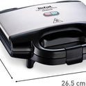Tefal Sandwichmaker – Starte Genussvoll in Den Tag: Knusprige Toasts, Geschmolzener Käse Und Kein Anbrennen Dank Antihaft-Platten, Einfache Reinigung Und Stilvolles Design Für Dein Frühstücksritual