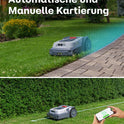 Mähroboter Ohne Begrenzungsdraht T1200Pro, Mit Upgraded RTK, Ki-Echtzeitige Hinderniserkennung, Individuelles Mähen