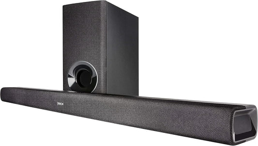 Denon DHT-S316 2.1 Flache TV Soundbar Mit Kabellosem Subwoofer, Bluetooth, HDMI ARC, Dolby Digital, DTS, Optischer Eingang