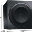 Logitech Z906 5.1 Sound System, Lautsprecher Mit 1000 Watt Surround Sound, THX, Mehrere Audio-Eingänge, Fernbedienung, EU Stecker, Pc/Ps4/Xbox/Stereo-Anlage/Tv/Smartphone/Tablet - Schwarz