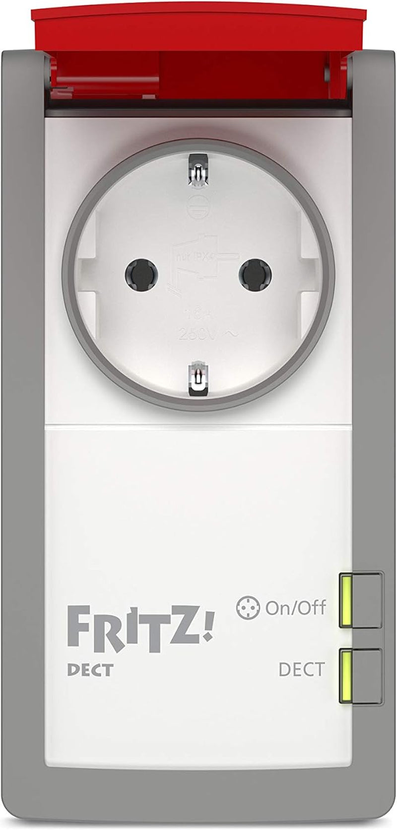 FRITZ!DECT 210 (Intelligente Steckdose Für Smart Home, Steuerbar Zum Energie Sparen, Mit Spritzwasserschutz (IP 44) Für Einsatz Im Außenbereich)
