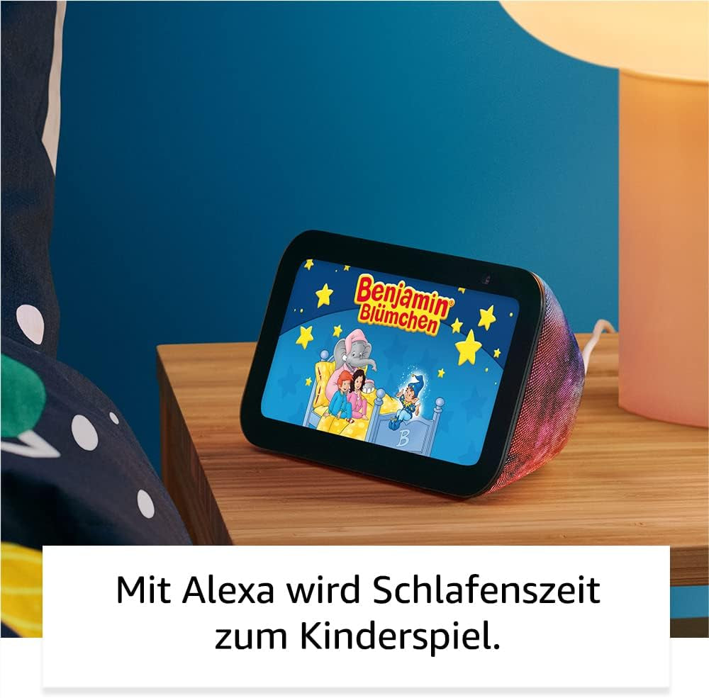 Echo Show 5 Kids (Neueste Generation) | Smart Display Mit Alexa | 1 Jahr  Kids+ Inhalte Inklusive | Weltraum-Design
