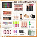 Full Make-Up Set Für Frauen - 48-Teiliges Kit Mit 52 Color Lidschattenpalette, Eyebrow Pen, Lippenstift Für Den Perfekten Face Look - Unterwegs