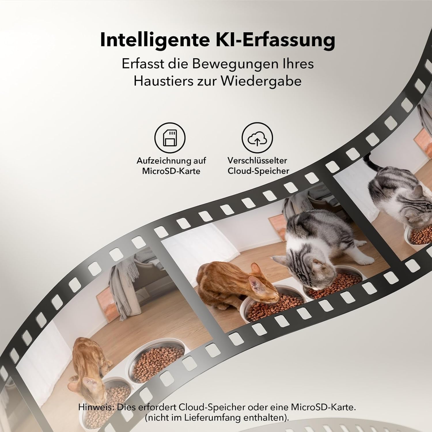 PETLIBRO 5L Futterautomat Katze 2 Näpfe Mit 1080P Kamera, 5G Wifi Futterspender Hund Mit APP & Nachtsicht, Sensor Für Niedriger Futter & Blockierung, Haustier Kamera, 1-10 Mahlzeiten