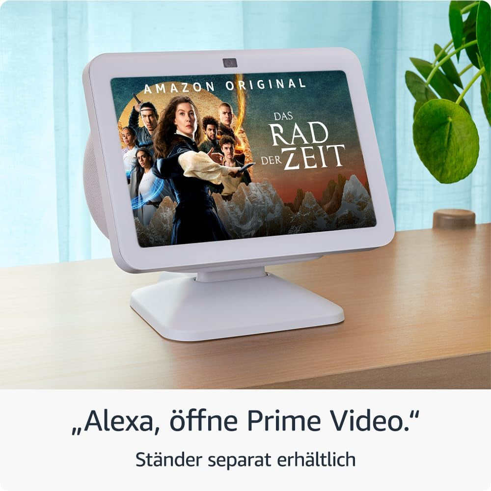 Echo Show 8 (3. Gen.) | Anthrazit + Blink Mini Kamera, Funktioniert Mit Alexa - Smart Home-Einsteigerpaket