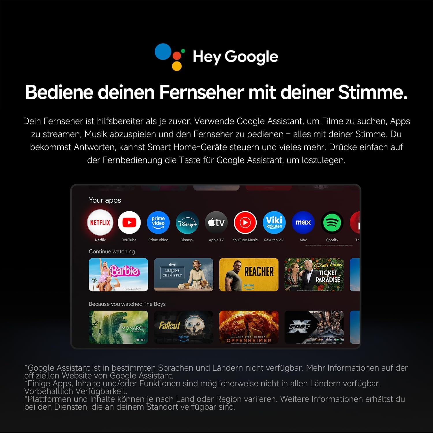 XIAOMI a Pro, 55" (140 Cm), 4K UHD QLED, Smart TV, Google TV, Triple Tuner DVB-C/S/S2/T/T2, HDR10+, Game Boost 120Hz, MEMC, Sprachsteuerung Mit, 2+8GB, Kompatibel Mit Apple Airplay & Google Cast