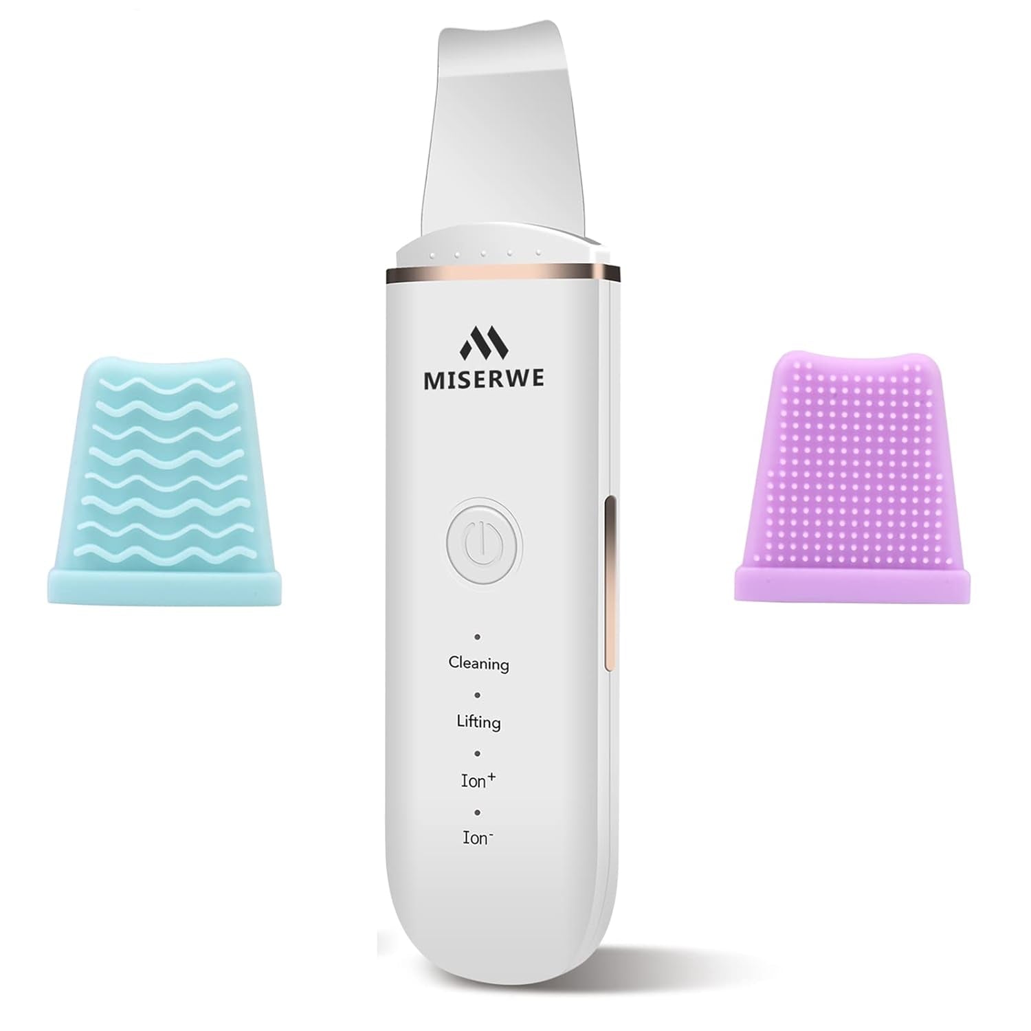 Skin Scrubber Face Skin Spatula Ultraschallpeelinggerät Skin Scrubber Mitesserentferner Porenreiniger Werkzeug Mitesser-Extraktor Für Tiefenreinigung