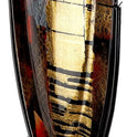Glas Art Bodenvase Dixion - Glas - Schwarz - Höhe 57Cm X Breite 35Cm - Handbemalt Und Nicht Wasserdicht