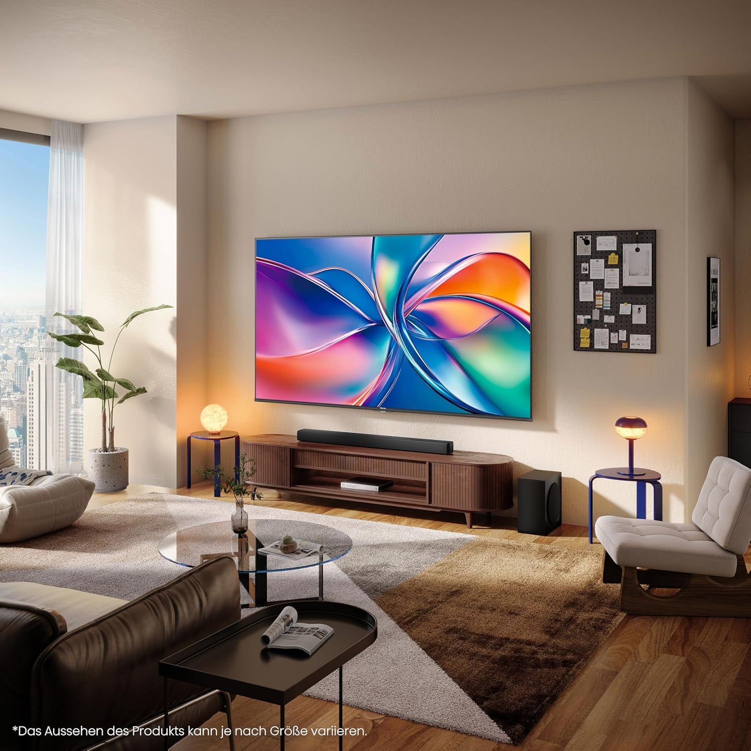 Hisense 75E7Q Fehrnseher, 75 Zoll, 4K UHD QLED, Smart TV, Game Mode Plus, Filmaker Mode, Dolby Vision Atmos, HDR10, HLG, HDR Immersive, AI 4K Upscaler, Dolby MS12, DTS X, Sprachsteuerung [2025]