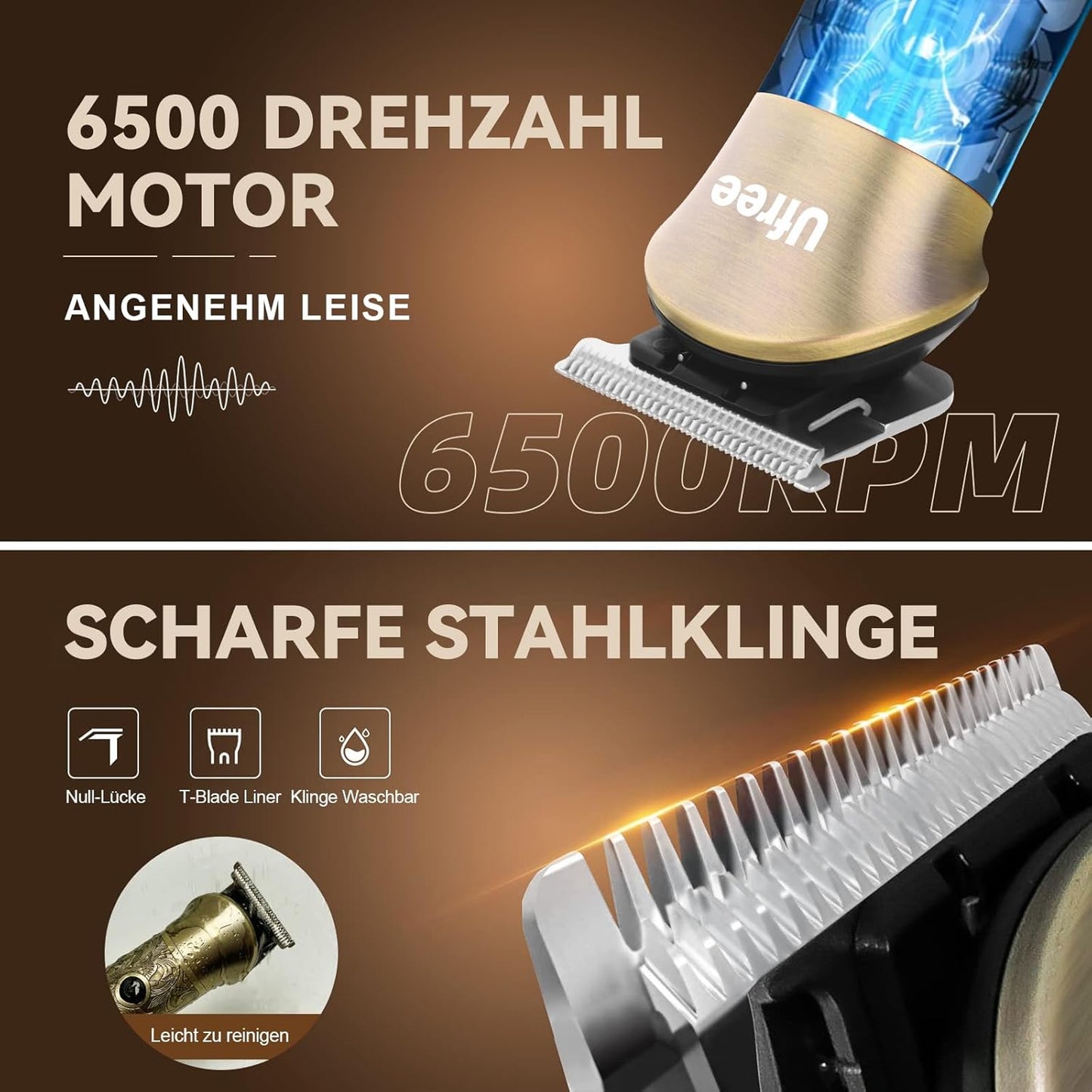 Haarschneidemaschine Profi Barttrimmer Haartrimmer Herren, 7 in 1 Bartschneider Haarschneider Rasierer Herren Elektrisch, Langhaarschneider Trimmer, Geburtstagsgeschenk Für Männer