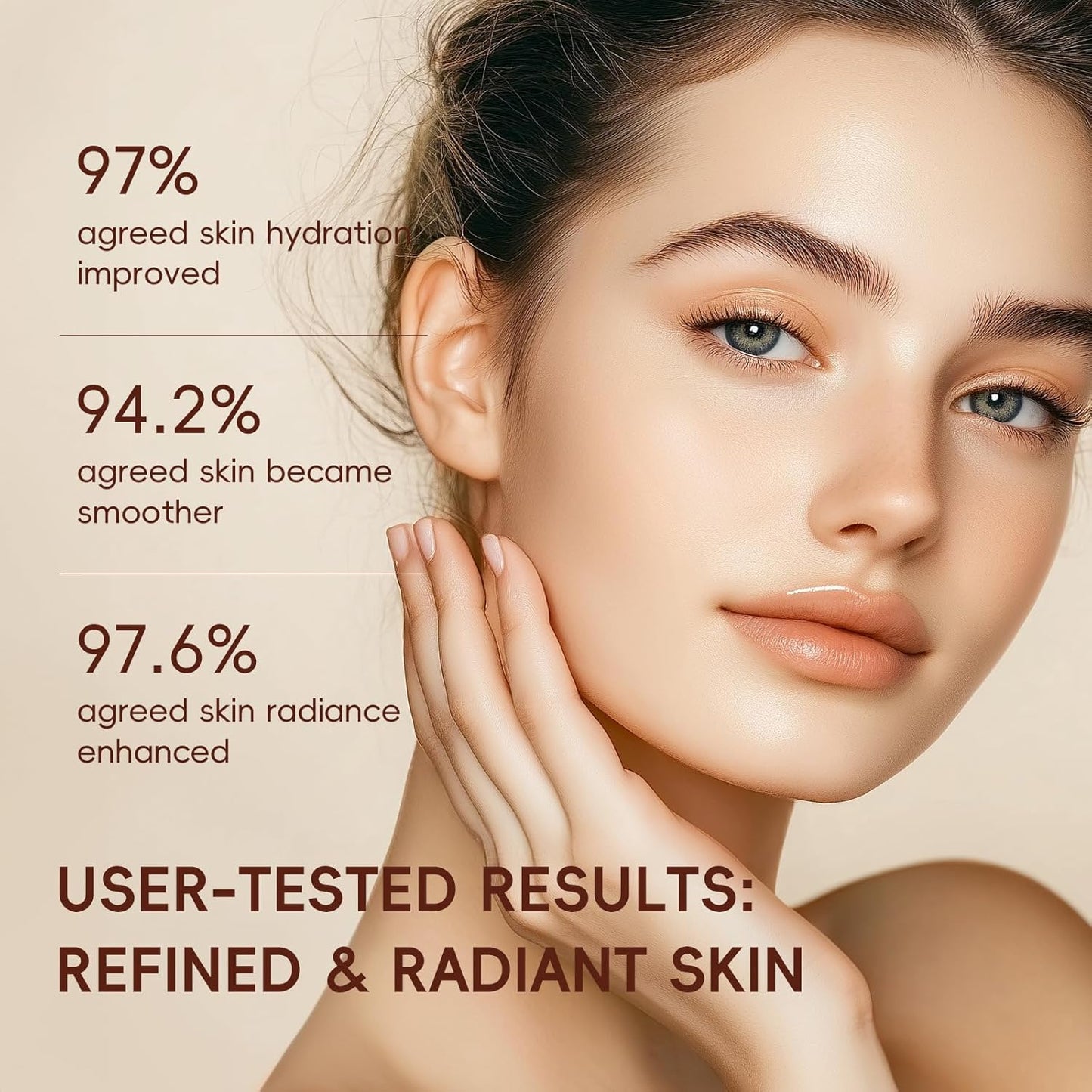 Rice Skincare Set 5-Teiliges Koreanisches Hautpflegeset Für Strahlende Haut - Glatte Gesichtspflegesets Mit Reiniger, Reiswasser, Serum, Augencreme, Gesichtscreme, Geschenkset Für Frauen Mädchen