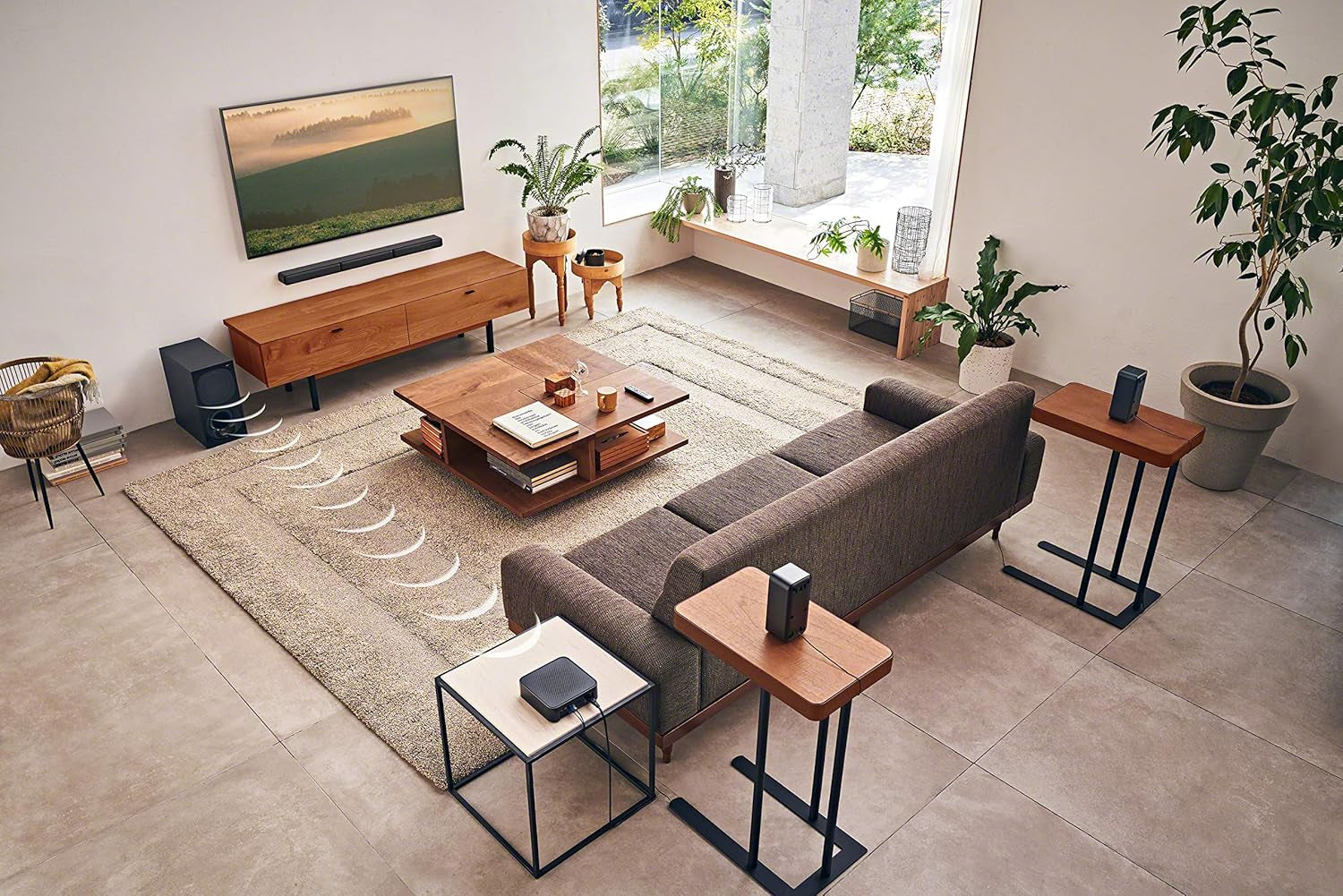 Sony HT-S40R 5.1Ch 600W Soundbar Für TV Mit Subwoofer Und Kabellosem Rear Speaker Mit Bluetooth