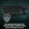 Razer Huntsman V3 Pro Tenkeyless - Analoge Optische TKL E-Sport PC Gaming-Tastatur Ohne Ziffernblock - Snap Tap - Rapid Trigger - Digitaler Drehregler & Steuerungstaste - QWERTZ De-Layout | Schwarz