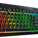 Razer Blackwidow V4 Low-Profile Hyperspeed - Kabellose, Flache Mechanische Gaming-Tastatur (Hyperspeed Wireless & BT, Multifunktionaler Drehregler & 11 Funktionstasten) Orange Switches | De-Layout
