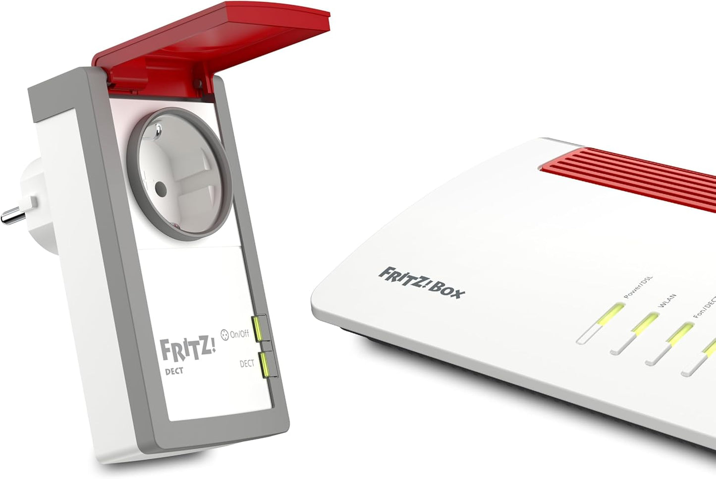 FRITZ!DECT 210 (Intelligente Steckdose Für Smart Home, Steuerbar Zum Energie Sparen, Mit Spritzwasserschutz (IP 44) Für Einsatz Im Außenbereich)