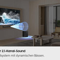 SAMSUNG HW-B460GF B-Series 2.1-Kanal-Soundbar Für Fernseher, Tv-Lautsprecher Mit Kabellosem 6,5"-Subwoofer, Game Mode, Adaptive Sound, Bass-Boost-Modus, Virtueller Surround Sound