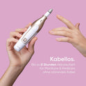 Beurer MP 64 Maniküre/Pediküreset, Elektrisches Nagelpflegeset Mit Akku, 10 Aufsätze Zur Nagelpflege Für Schöne Hände Und Füße, Mit LED Licht, Einheitsgröße, White and Gold
