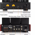 Nobsound Hifi-Verstärker Mit Bluetooth: Vakuum Röhreverstärker DAC VU Meter 6P1+6N1 Stereo Amplifier Für Lautsprecher