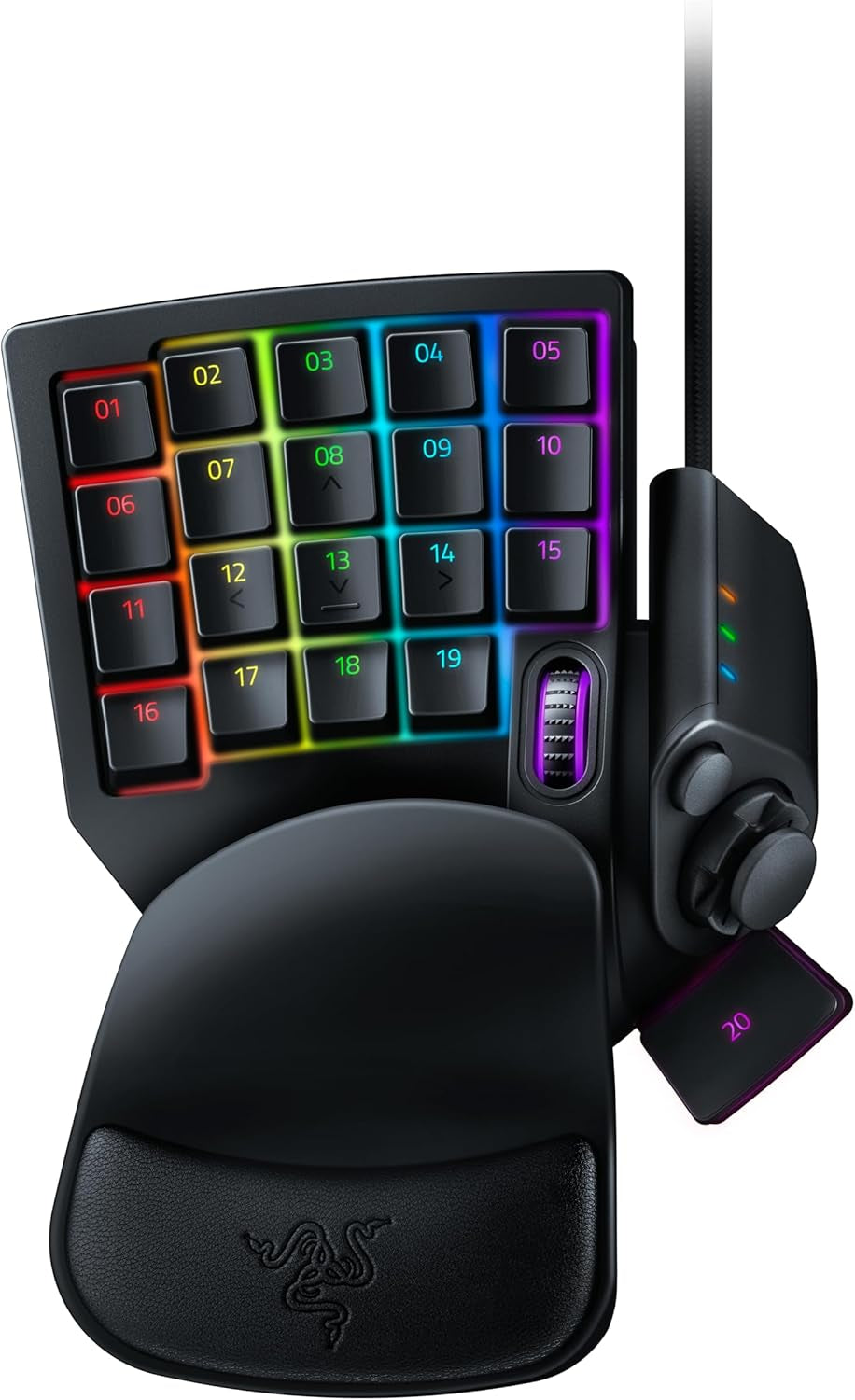 Razer Tartarus V2 - Gaming Keypad (Gamepad Mit Mecha-Membranen Tasten, 32 Programmierbare Tasten, 8-Wege Thumbpad, Handballenauflage, Hypershift, RGB Chroma Beleuchtung) Schwarz