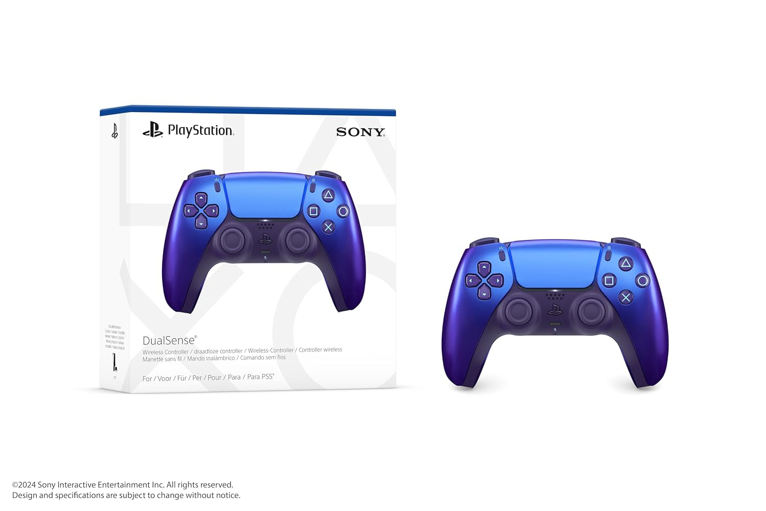 PS5 - Dualsense Wireless Controller Chroma Indigo Blue V2