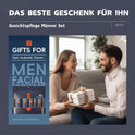 5-Teiliges Gesichtspflege Männer Set, Pflegeset Männer Mit Gesichtsreiniger,Peeling,Augencreme,Tagescreme&Feuchtigkeitscreme, Skincare Set for Glättet&Reduziert Falten, Perfektes Geschenk Für Männer