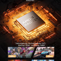 Gmktec Mini PC Ryzen 5 7640HS (Stärker 6800H) Mit Grafikkarte AMD 760M, 16GB DDR5 RAM 512G Pcie3.0 SSD, M6 Ultra Gaming Mini PC Mit Dual 2.5G Lan/Wifi 6E/Triple 4K Display/Usb 4.0 Für Spiele Und Büro