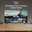 TCL 75T6C 75 Zoll QLED Fernseher, 4K UHD Fire TV, HDR10+, Dolby Vision & Atmos, Smart TV Mit Sprachsteuerung Mit Alexa, Google Cast & Airplay 2, HDMI 2.1