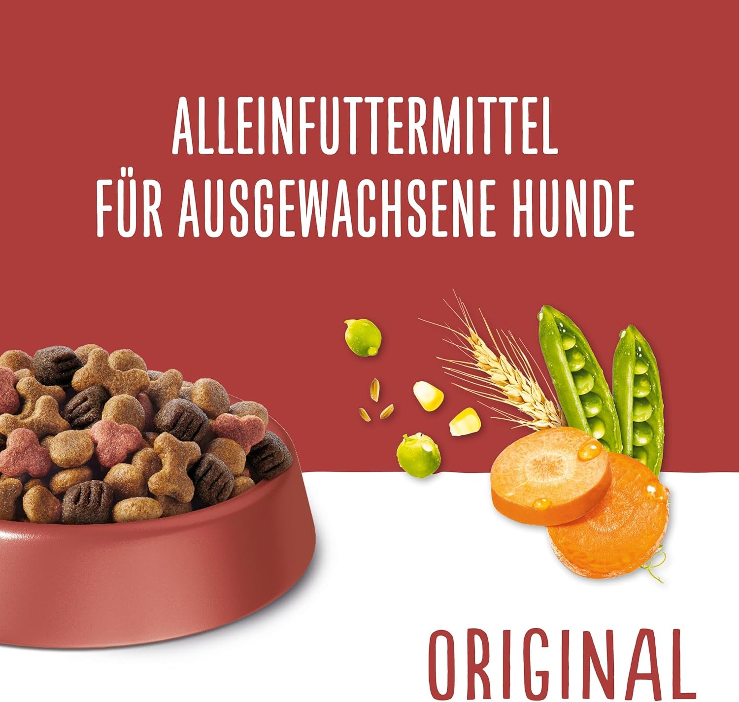 Beneful Original Hundefutter Trocken, Mit Rind Und Gartengemüse, 4Er Pack (4 X 2,8Kg)