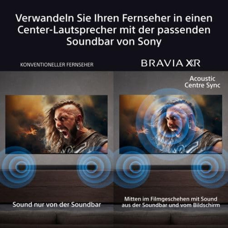 Sony BRAVIA 3 - Direct LED 50 Zoll Fernseher (K50S32), X-Balanced Speaker, Dolby Vision/Atmos, IMAX Enhanced, Google TV (2025), Google Cast, Apple Airplay 2, Eco Dashboard 2, Game Menu 2, Smart TV
