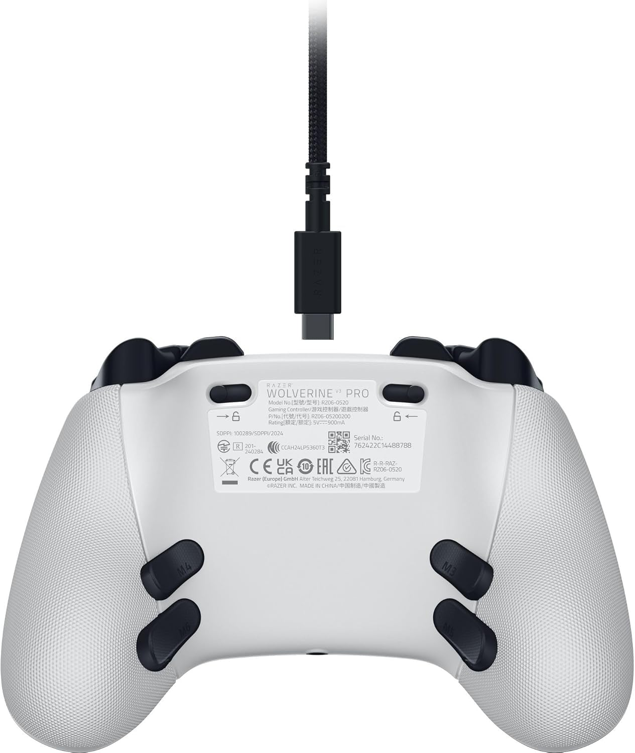 Razer Wolverine V3 Pro - Kabelloser Esports Controller Für Xbox & PC - Hall Effect Analog Sticks (Hyperspeed Wireless, Mecha Tactile Action Buttons, Haptische Vibrationen) Weiß