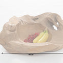 Massive Schale NATURE ROOT - 40Cm - Natur - Teakholz Wurzelholz