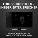 Logitech G502 HERO High-Performance Gaming-Maus Mit HERO 25K DPI Optischem Sensor, Rgb-Beleuchtung, Gewichtstuning, 11 Programmierbare Tasten, Anpassbare Spielprofile, Pc/Mac - Schwarz