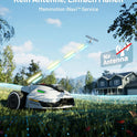 MAMMOTION YUKA 2000 Mähroboter Ohne Begrenzungskabel, Max. 2400M², Netrtk+Vision, Keine Rtk-Antenne, Auto-Kartierung,2000M², Intelligenter Rasenmäher Roboter Mit 4G-Modul, 50% Steigung(Yuka 2000)