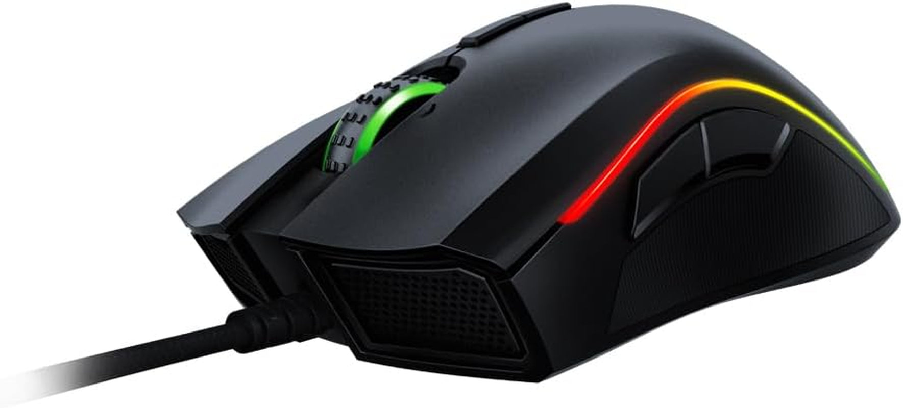 Razer Mamba Elite - Kabelgebundene Gaming Maus Mit Chroma RGB Beleuchtung Für PC / Mac (Optischer 5G-Sensor, Mechanische Switches, 9 Programmierbare Tasten) Schwarz