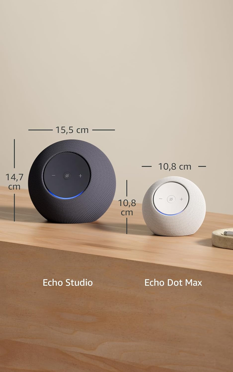 Echo Studio (Neueste Generation), Kompaktes Design, Mit Immersivem 3D-Audio Und Dolby Atmos, Graphit